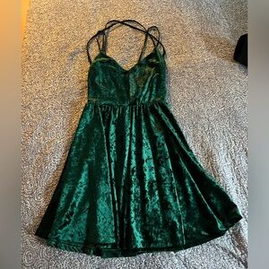 Velvet like dress